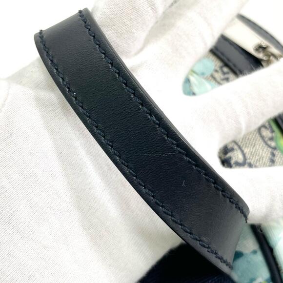 Gucci GG Blooms Backpack Daypack Beige Blue - Picture 11 of 15